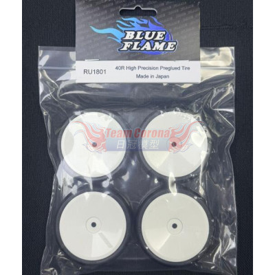 Blue Flame 40R High Precision Preglude Tire Set #RU1801